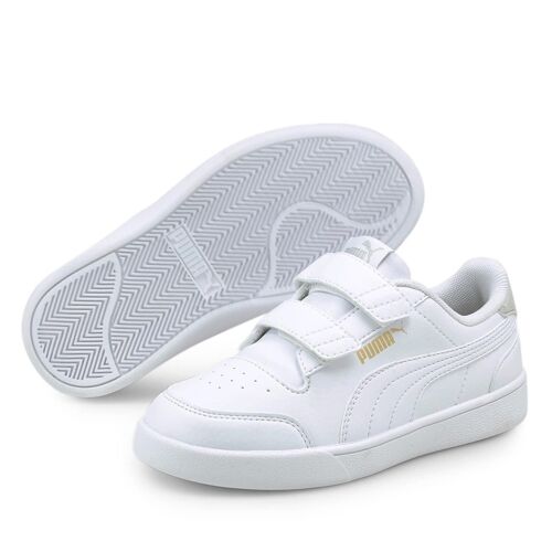 Puma Chaussures De Sport Baskets Basses Enfant Blanc/blanc