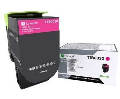 Lexmark X317 - Magenta - original - cartouche de toner LCCP, LRP - pour Lexmark CS317dn, CX317dn