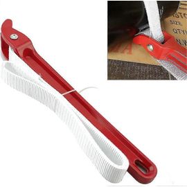 Clé à sangle standard, 12 pouces Filtre à huile, Clé à huile, Poignée, Courroie, Courroie, Clé à molette universelle, Outil de démontage de la clé à huile universelle, Outil de clé à molette (82 * 30c