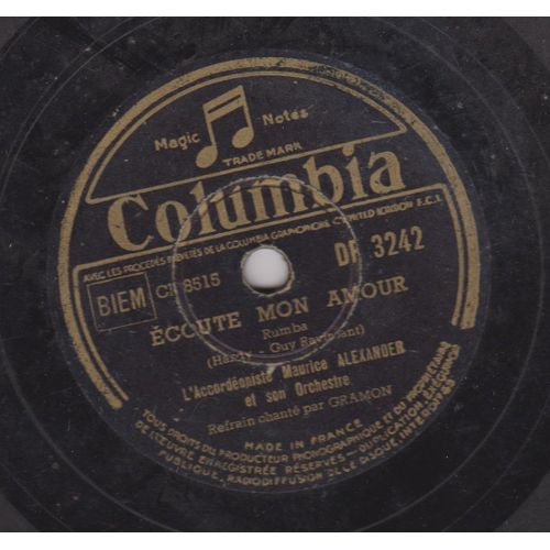 Écoute Mon Amour - La Samba Des Pompiers 78 Format 25 Cm