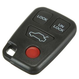 Neufu 4 Bouton Coque Télécommande Plip Pour 98-04 Volvo C70 S40 S60 S80 V40 V70 Xc70 Xc90