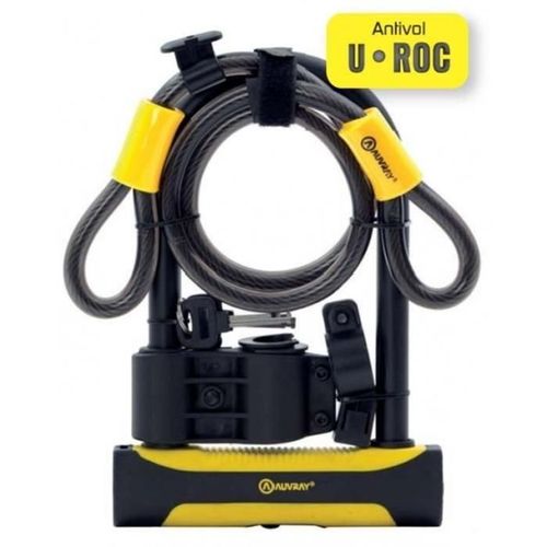 Auvray Antivol U + Cable Livré Avec Deux Supports - D.12 Mm