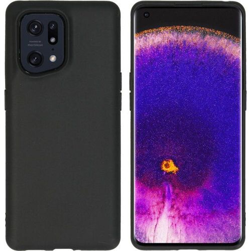 iMoshion Coque Color pour Oppo Find X5 5G - Noir