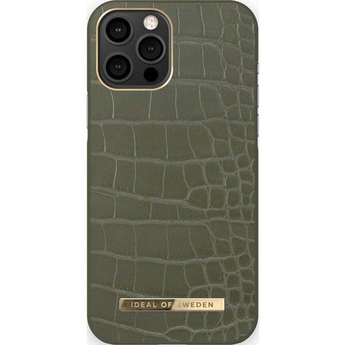 Ideal Of Sweden Coque Atelier Iphone 12 (Pro) - Khaki Croco