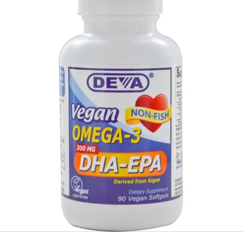 Vegan Omega-3 Dha-Epa 300 Mg (90 Vegan Softgels) - Deva 