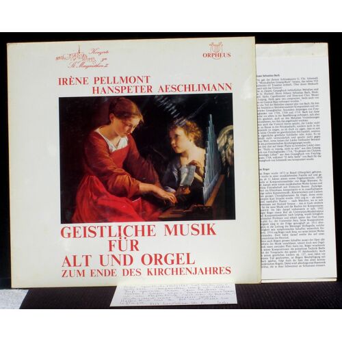 Irène Pellmont Hanspeter Aeschlimann Dedekind Muffat Sutermeister... Lp M, Cv Nm