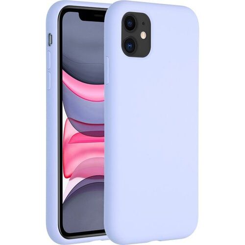 Accezz Coque Liquid Silicone iPhone 11 - Violet