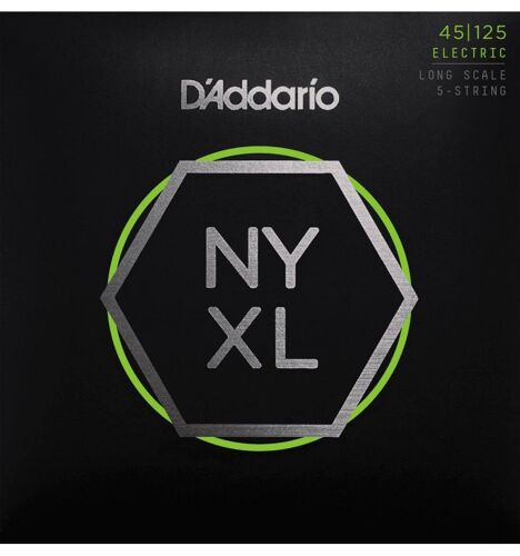 D'addario Nyxl45125 - Super Long Scale 45-125 - Jeu De Cordes Guitare Basse