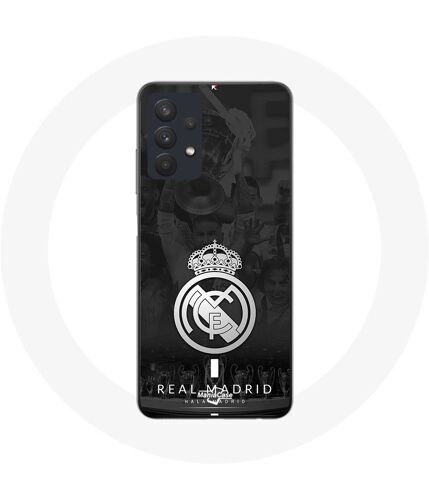 Coque pour Samsung Galaxy A32 5G Real Madrid Club de Fútbol Logo Gris