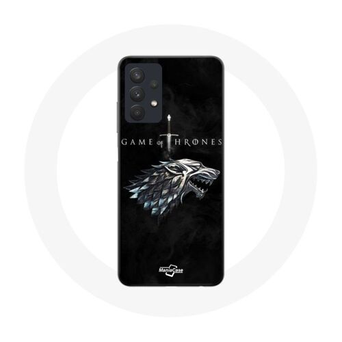 Coque Pour Samsung Galaxy A32 5g Game Of Thrones Saison 8 Le Trône De Fer La Maison Stark Logo L'hiver Arrive