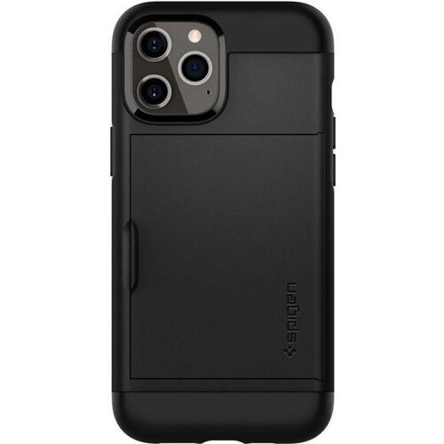 Spigen Coque Slim Armor CS iPhone 12 (Pro) - Noir