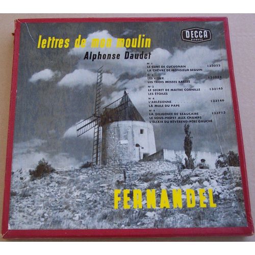 Coffret 5 X 25cm Lettres De Mon Moulin