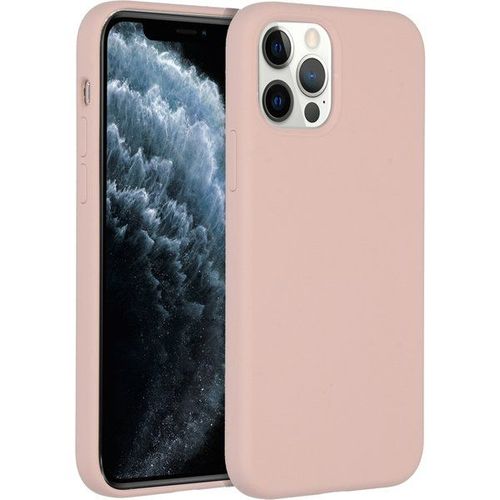 Accezz Coque Liquid Silicone iPhone 12 (Pro) - Rose