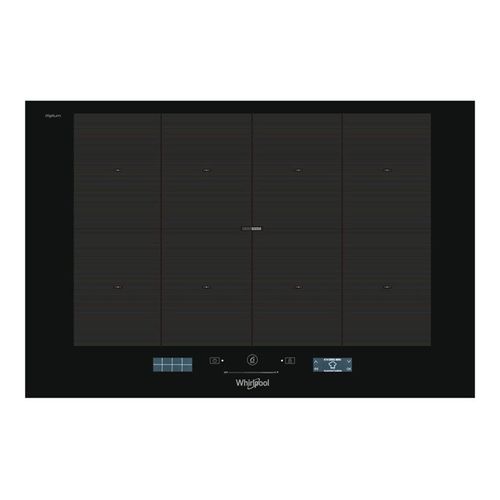 Whirlpool SmartCook W Collection SMP 778 C/NE/IXL Table de cuisson à induction Noir - 8 foyers