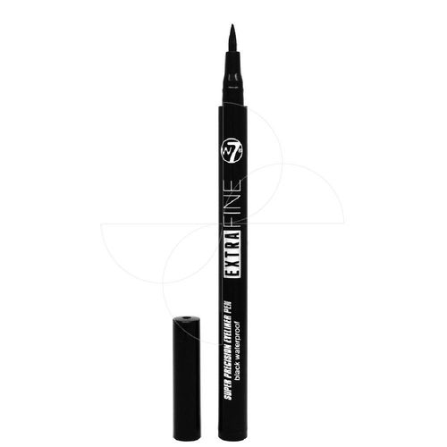 W7 Cosmetics - Extra Fine Feutre Eyeliner Noir Waterproof - 0.7ml 