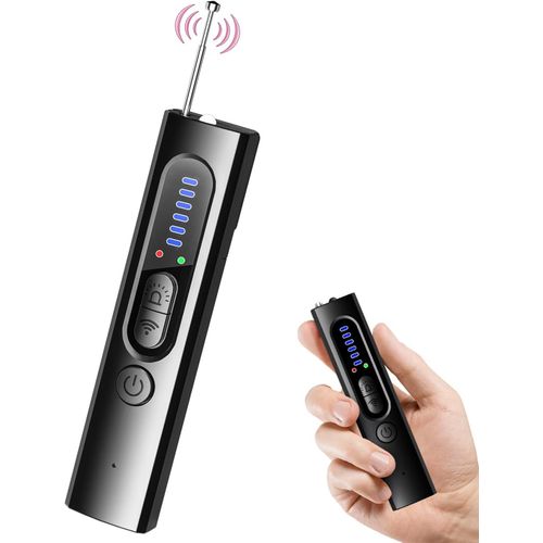 Hidden Camera Detectors Anti-Spy Detectors Bug Detectors Gps Tracker Detectors Rf Signal Detectors 5 Level Adjustable Sensitivity Wireless Hidden Device Detectors 25h Working Time Indoor