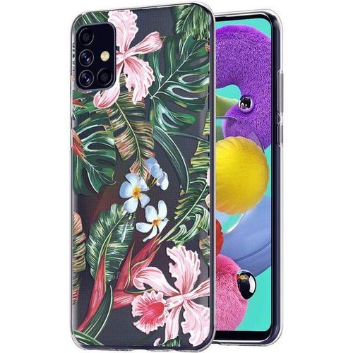 Imoshion Coque Design Samsung Galaxy A51 - Jungle - Vert / Rose