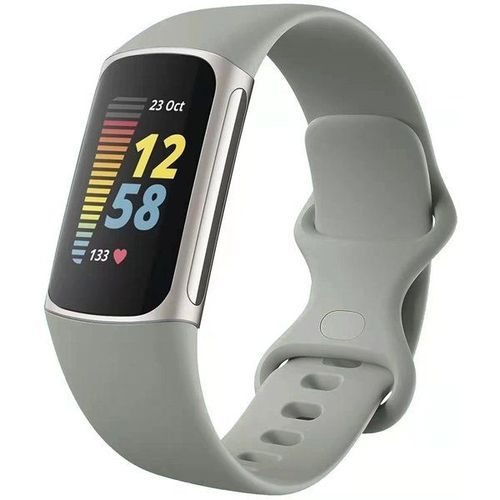 Imoshion Bracelet Silicone Fitbit Charge 5 - Taille L - Gris