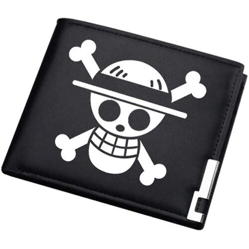 Anime Slim Front Pocket Wallet Short Pattern Pu Purse Wallet Pour Hommes Étudiants 4.72in X 3.9in (une pièce)