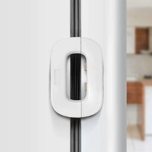 Serrure De Sécurité Pour Enfant, Serrure De Porte De Réfrigérateur, Serrure De Congélateur Pour Bébé (Blanc)