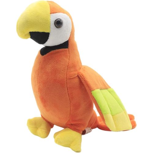 Peluche Perroquet Animal En Peluche, Mignon Oiseau Perroquet Peluche Jouet, Réaliste Perroquet Peluche Poupée Interaction Cadeau Pour Enfants Enfants Garçons Filles Bébé, Creative Bi