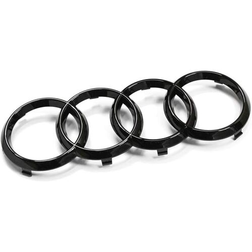 273mm Audi 82a071801 Grille De Signe Ringe Black Edition Emblem Blackline Logo Noir