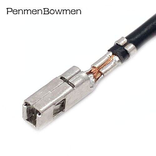 Female 20 Pcs Fil Terminal À Sertir En Laiton Ecu De Voiture 2.8mm, Série G342 Fci, Grandes Broches Pour Connecteur Avec Câble 18awg 211 "Nipseyteko"