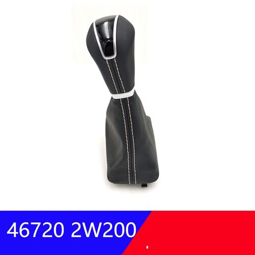 Levier De Changement De Vitesse En Cuir, Pour Hyundai Santa Fe Dm 2013  2018 Nipseyteko