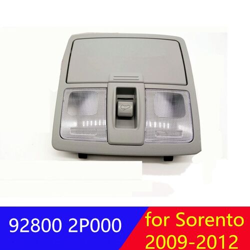 Grey Lampe De Lecture En Forme De Dôme Pour Kia Sorento, 2009  2012, Avec Interrupteur De Toit Ouvrant, Étui À Lunettes, Lampe De Lecture Sur La Carte Nipseyteko
