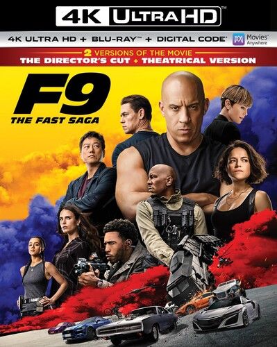 F9: The Fast Saga [Ultra Hd] With Blu-Ray, 4k Mastering, Digital Copy