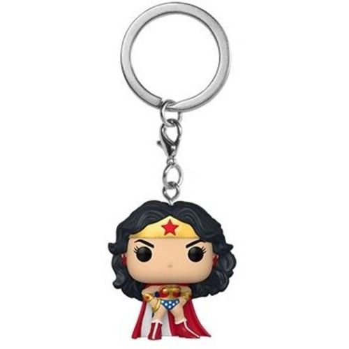 Funko Pop! Keychain: Wonder Woman 80th-Wonder Woman(Classicw/Cape) [] Vinyl F