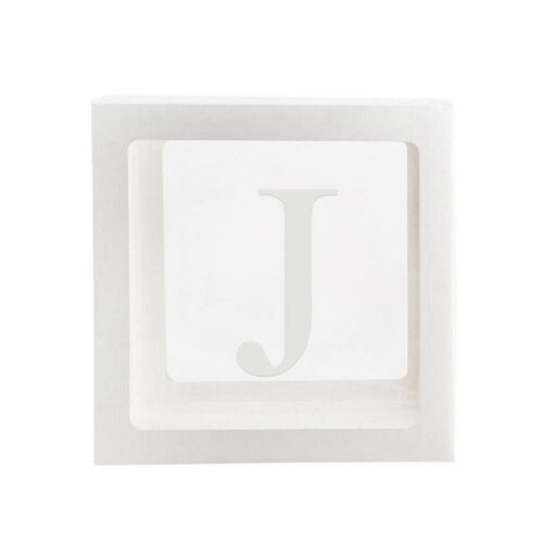 Rl Balloon Box Exquisite Party Decor Supplies A-z Letter Cardboard Cube Clear Box J