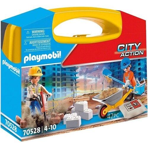 Playmobil - City Action Construction Site Carry Case [] Figure