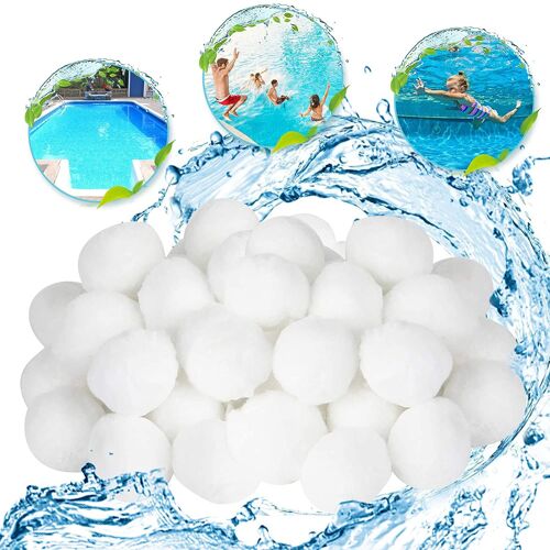 Balles Filtrantes 500g,Boules de Filtre Réutilisables de Piscine,Alternative pour 18 kg de Sable,Boules de Filtre de Piscine