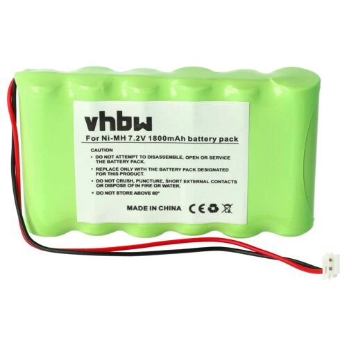 vhbw Batterie stimulateur musculaire (NiMH, 1800mAh, 7.2V) compatible avec Compex (ancienne génération) - rempl Compex 032002690, 018004913
