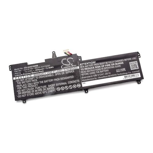 vhbw Batterie compatible avec Asus G702VS, G702VS-BA042T, G702VS-BA076T, G702VS-BA125T ordinateur portable Notebook (4800mAh, 15,2V, Li-polymère)