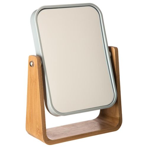 Miroir Bambou Natureo Blanc