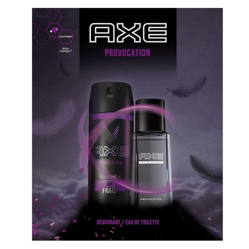 Coffret Fête Des Pères Axe Provocation : Eau De Toilette, Déodorant 