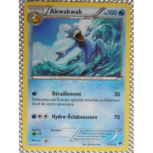 Pokemon - Akwakwak - 17/122 - Rare