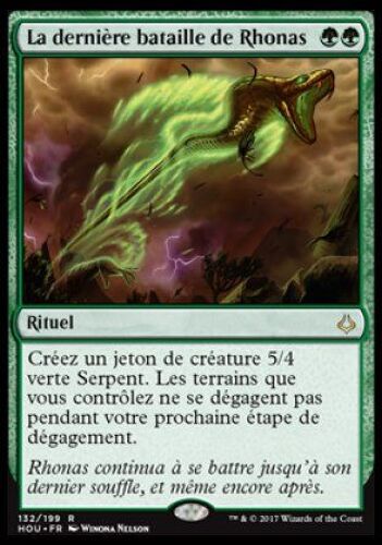 La Dernière Bataille De Rhonas - Magic Mtg - L'âge De La Destruction - R - 132/199
