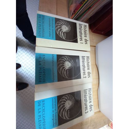 Histoire Des Littératures (3 Volumes). Encyclopédie De La Pléiade, N° 1, 3 Et 7; Tome 1 : Littératures Anciennes, Orientales Et Orales; Tome 2 : Littératures Occidentales; Tome 3 :...