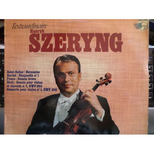L'extraordinaire Henryk Szering Havaniase St-Saens Rhapsodie N°1 Bartok - Ponce - Bach