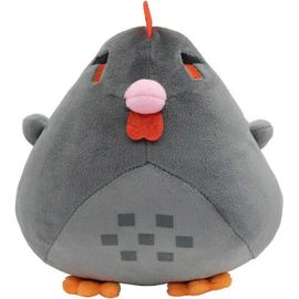 Animal Poulet En Peluche Poupée Ferme Poule Peluche Peluche Oreiller Doux Noël, Gris