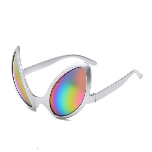 Lunettes De Soleil Pour Costume D'aliens, Verres Arc-En-Ciel Et Accessoire De Fête D'halloween,
