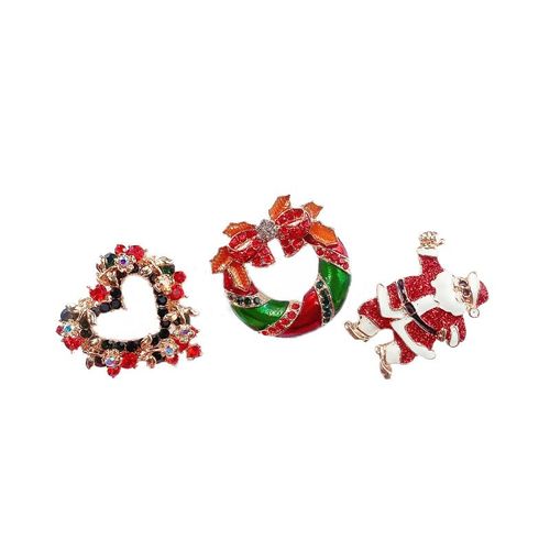 Broche De Noël En Émail Pour Femmes, Bonhomme De Neige, Père Noël Corsage, Ornements D'arbre De Noël, Épingles De Noël, Bijoux Cadeau, Nouvelle Collection 2021