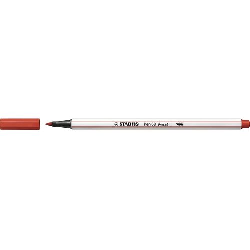 Stabilo Feutre Pointe Pinceau Pen 68 Brush Rouge Carmin