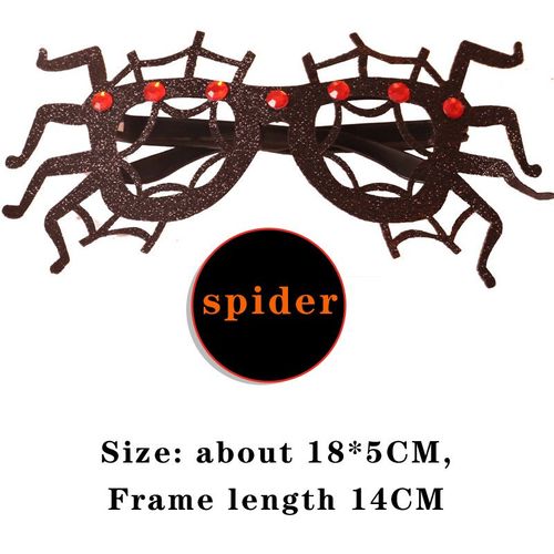 Lunettes D'halloween Créatives Fantôme Citrouille Araignée Toile Lunettes Halloween Mascarade Fête Drôle Lunettes Décor D'atmosphère