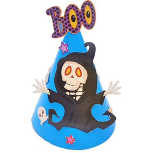 Chapeaux Décoratifs En Papier Pour Enfants, Bricolage D'halloween, Citrouille Chauve-Souris, Ornements, Araignée, Fournitures D'halloween, Casquette De Décoration Faite À La Main, Cadeau