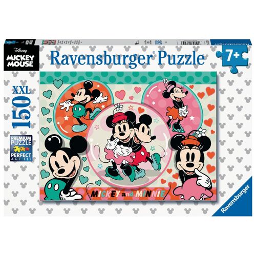 PUZZLE Puzzle 150 p XXL - Mickey et Minnie amoureux / Disney Mickey Mouse