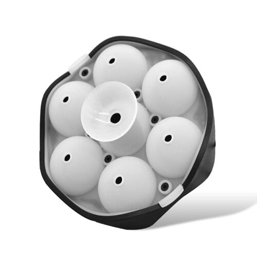 Grand bac à glaçons géant en Silicone de qualité alimentaire, 7 grilles, pour machine à glaçons, avec couvercle, pour la cuisine